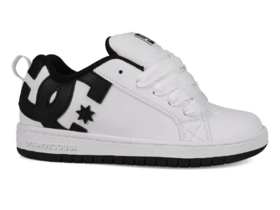 Zapatillas Dc Shoes Court Graffik Niño Blanca