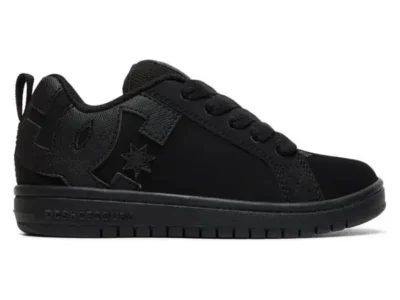 Zapatillas Escolar Dc Shoes Niño Court Graffik Negras