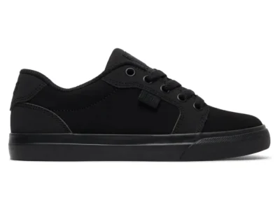 Zapatillas Escolar Dc Shoes Niños Anvil B Negra