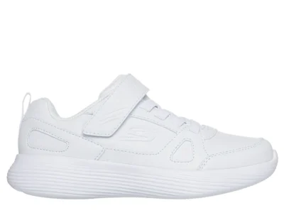 Zapatillas Escolar Skechers Niño Go Run 400 V2 Blanca Velcro