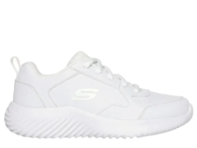 Zapatillas Escolar Skechers Niños Bounder Blanca