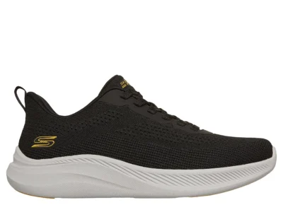 Zapatillas Skechers Hombre Bobs Moda Flex Negra/Blanca