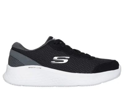 Zapatillas Skechers Niño Skech-lite Pro Clear Rush Negra Cordones