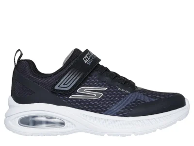 Zapatillas Skecher Niño Microspec Max Advance Squad-Pacer Negra Velcro