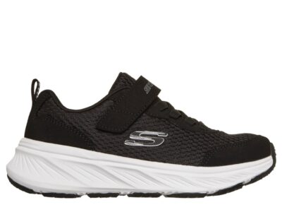 Zapatillas Skechers Niño Edgeride Negra/Blanca Velcro
