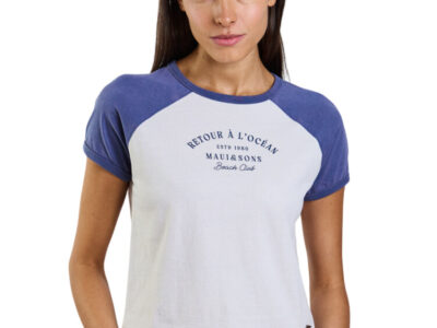 Polera Maui And Sons Mujer Regular Fit Sena Denim